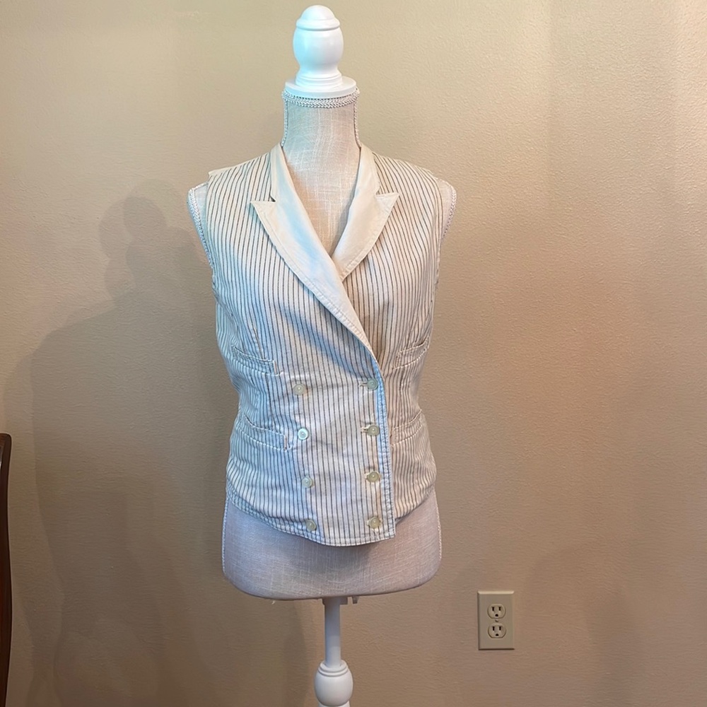 Denim & Supply Ralph Lauren women’s striped lined  vest in size small NWT